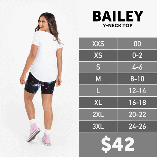 Bailey Size Chart